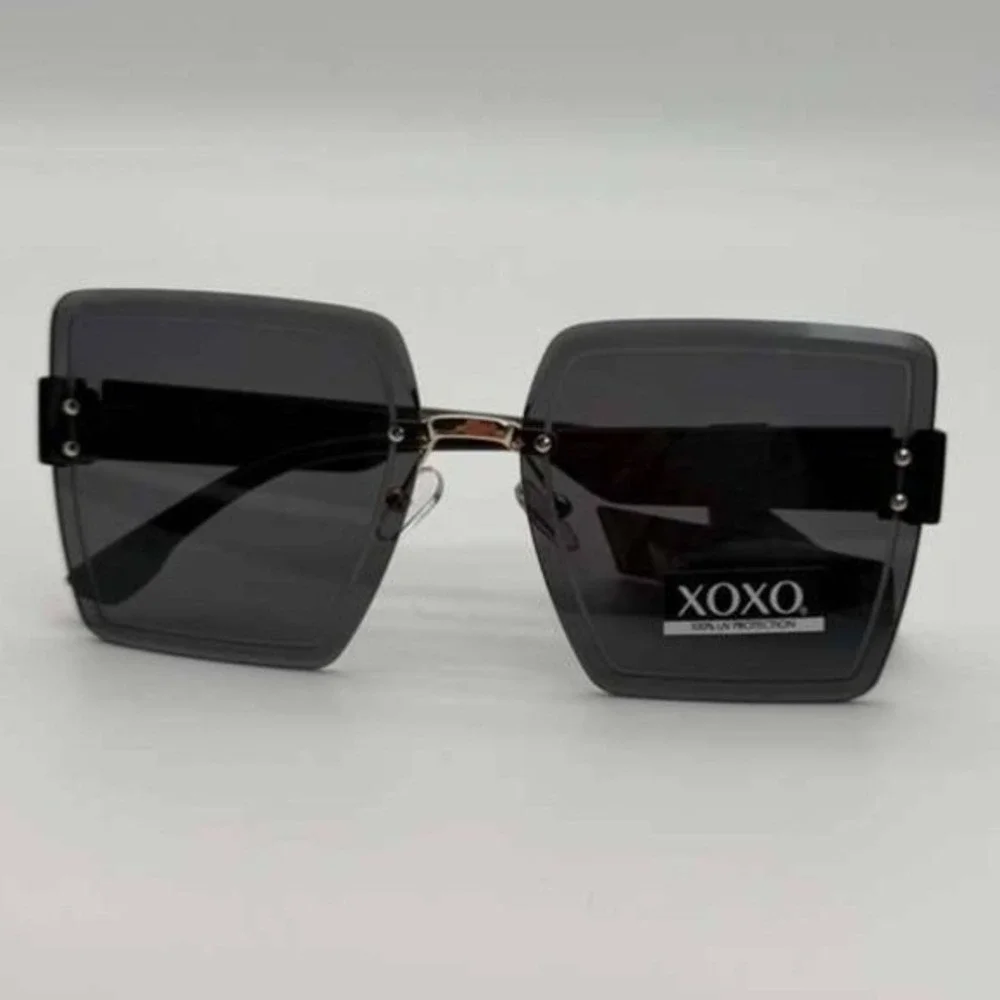 XOXO Square Oversized Black‎ Sunglasses NWT